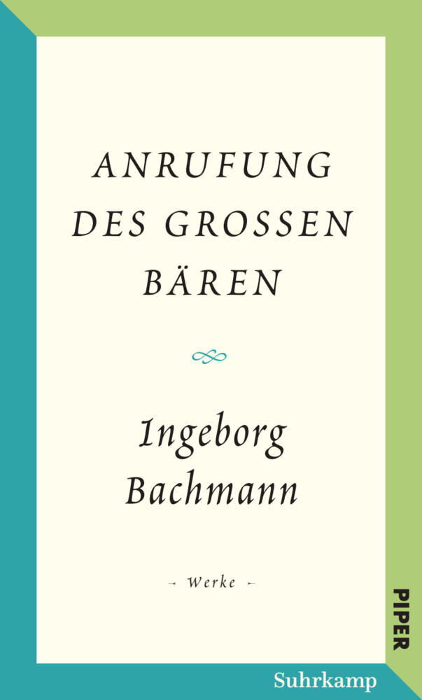 Salzburger Bachmann Edition - Anrufung des Großen Bären