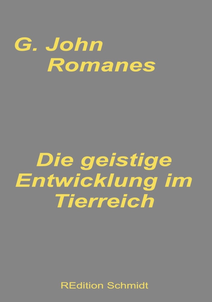 Die geistige Entwicklung im Tierreich