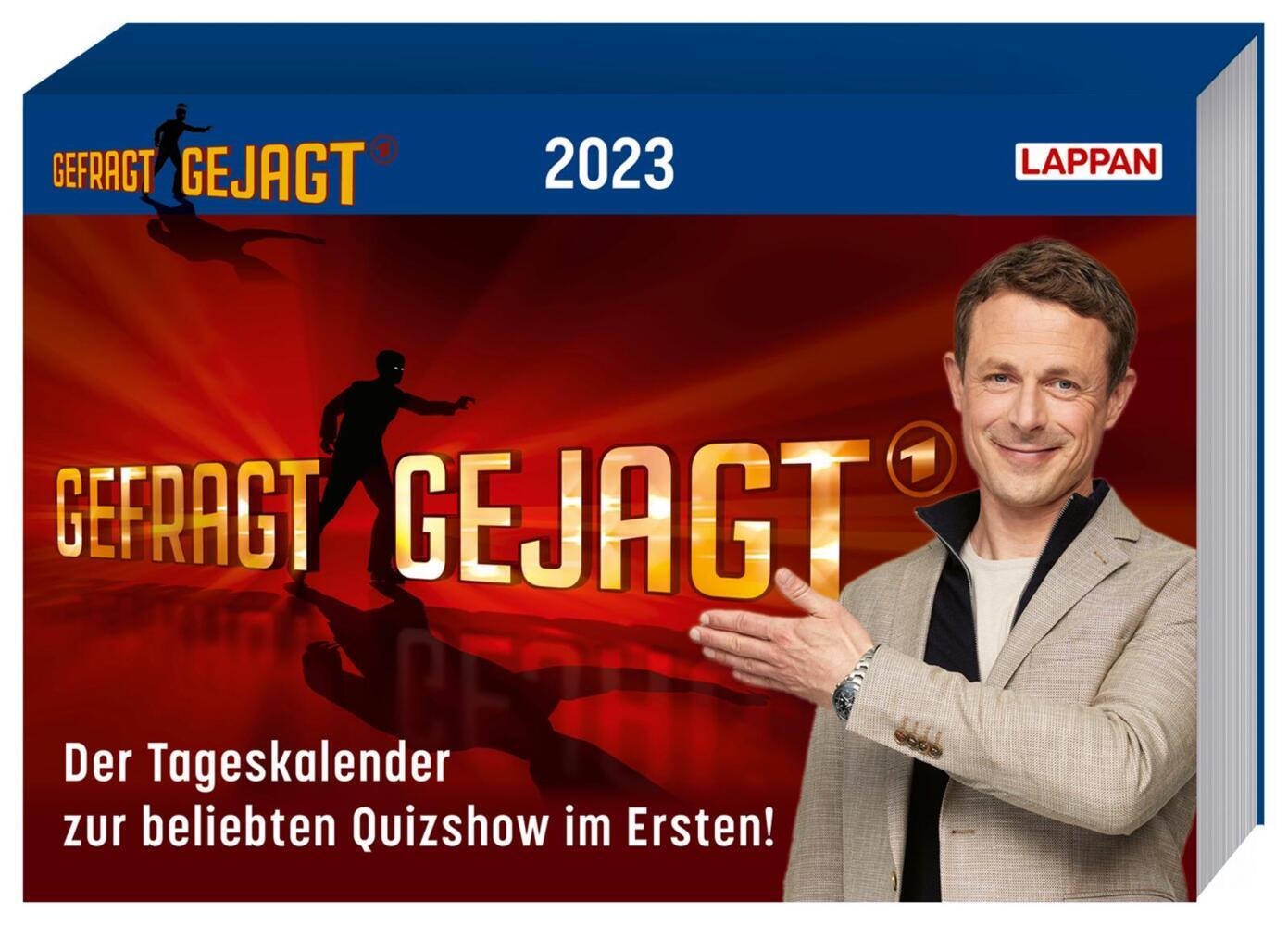 Gefragt Gejagt - Tagesabreißkalender 2023