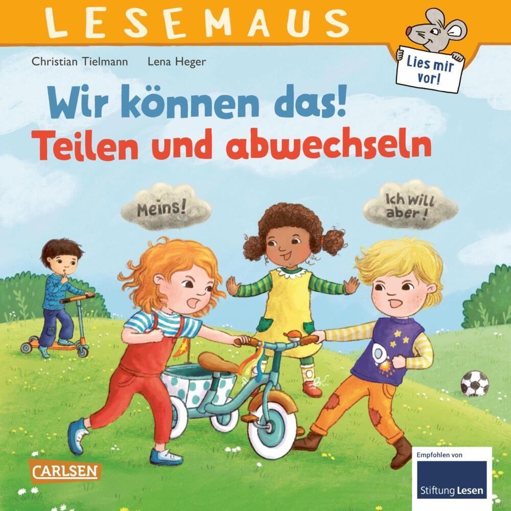 LESEMAUS 124: Wir können das! Teilen und abwechseln