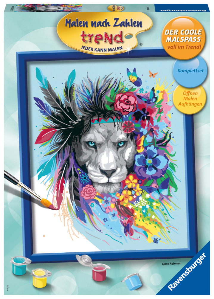 Ravensburger Malen nach Zahlen 20069 - König der Tiere - ab 12 Jahren