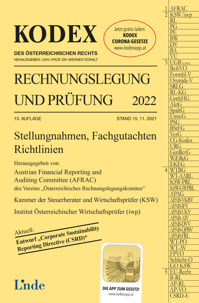 KODEX Rechnungslegung und Prüfung 2022