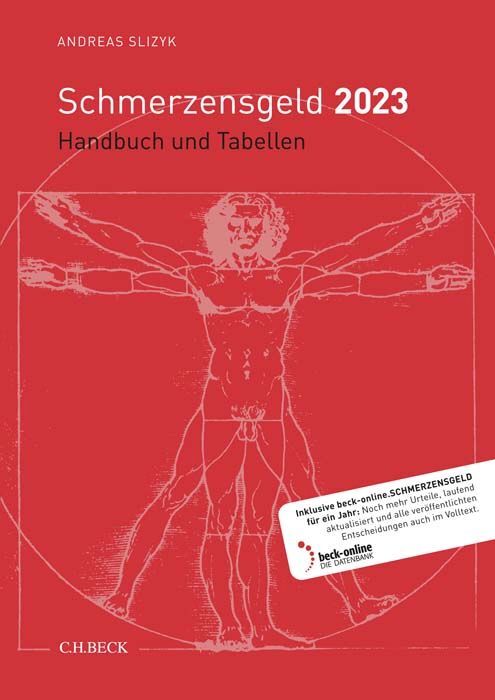 Schmerzensgeld 2023, m. 1 Buch, m. 1 Online-Zugang