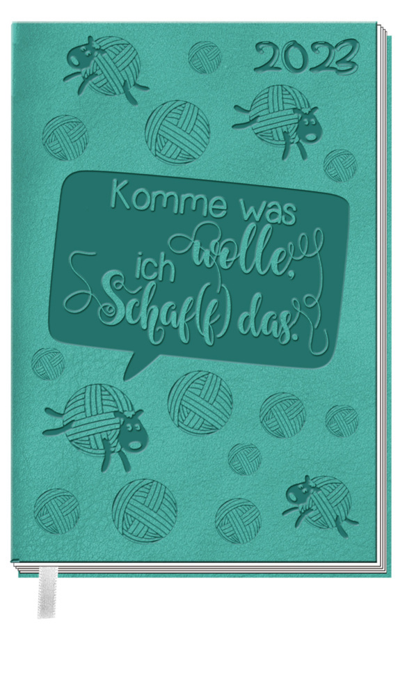 Trötsch Taschenkalender A6 Soft Touch Wolle 2023