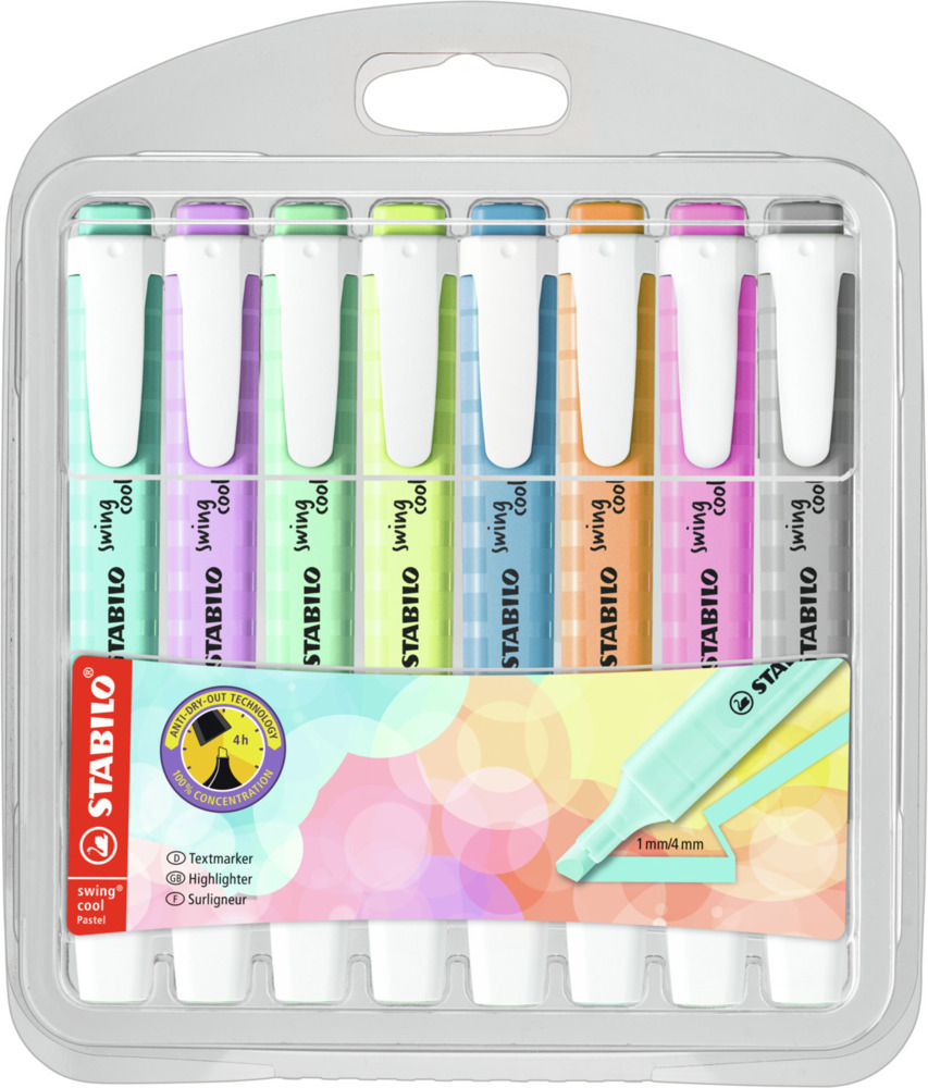STABILO swing cool Pastel 8er Etui