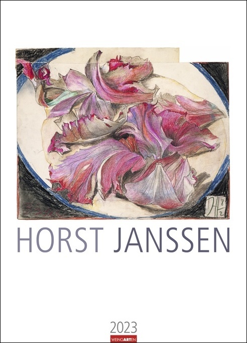 Horst Janssen Kalender 2023. Werke des deutschen Grafikers und Zeichners in einem großen Wandkalender. Hochwertiger Kunstkalender Großformat 49x68 cm.