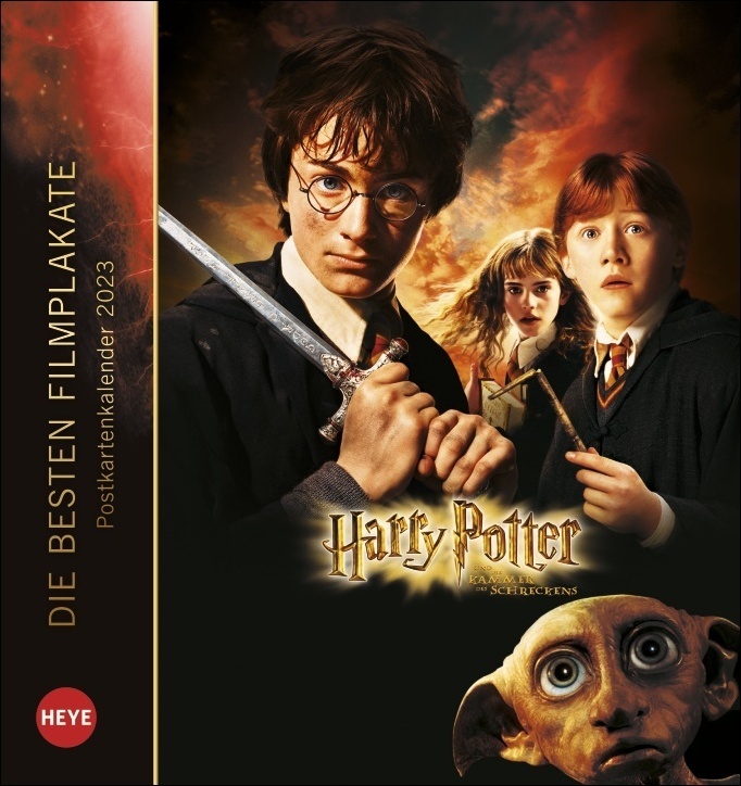 Harry Potter Filmplakate Postkartenkalender 2023. Die tollsten Plakate der Filmreihe in einem Kalender im Postkartenformat. Ideal zum Sammeln oder Verschicken!