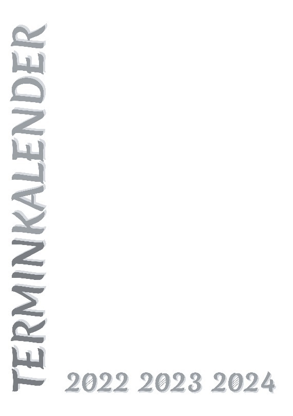 Terminplaner Terminkalender - für 3 Jahre - 2022 2023 2024 - simpel universell übersichtlich