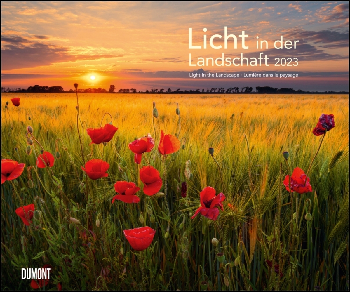 Licht in der Landschaft 2023 - Wandkalender 60,0 x 50,0 cm - Spiralbindung