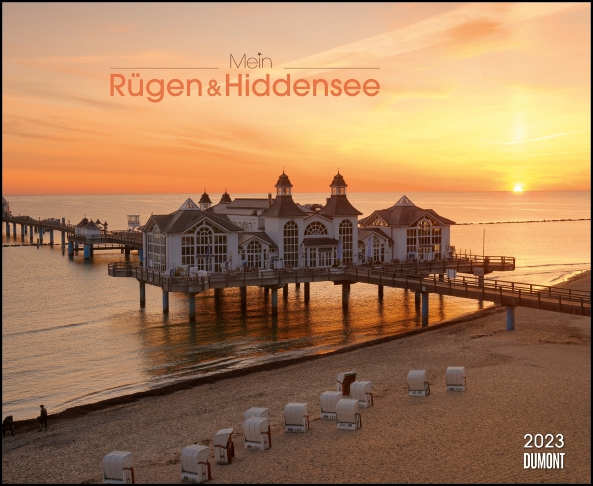 Mein Rügen & Hiddensee 2023 - Wandkalender 52 x 42,5 cm - Spiralbindung