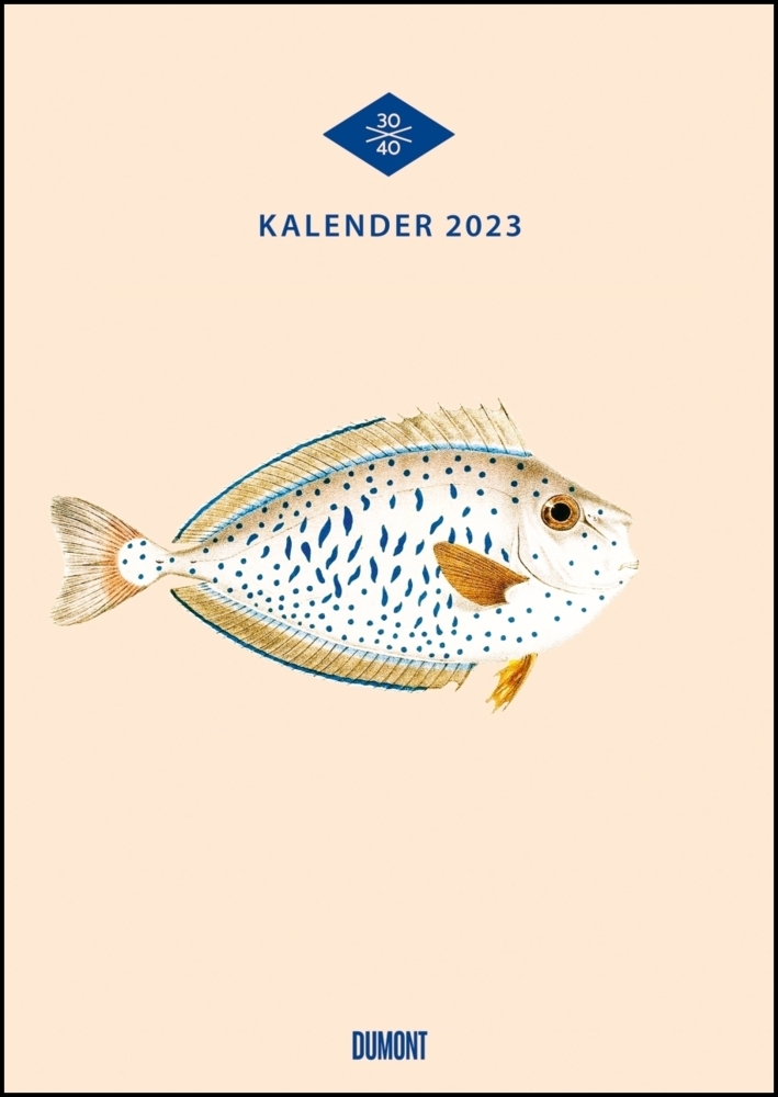 Wandkalender »Menagerie« 2023 - Historische Tier- und -Pflanzen-Zeichnungen modern interpretiert - Von 30x40 - 29,7 x 42 cm - Mit Spiralbindung