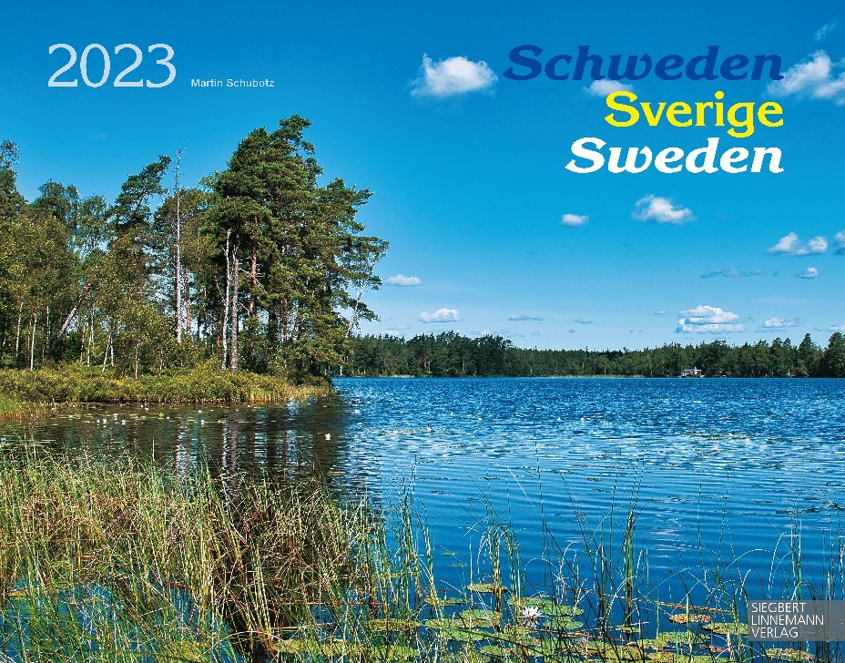 Schweden 2023 Großformat-Kalender 58 x 45,5 cm
