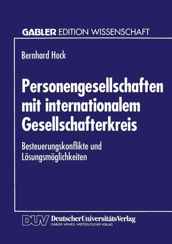 Personengesellschaften mit internationalem Gesellschafterkreis