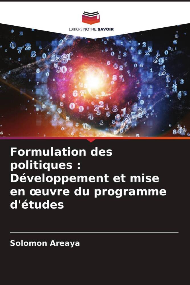 Formulation des politiques : Développement et mise en oeuvre du programme d'études