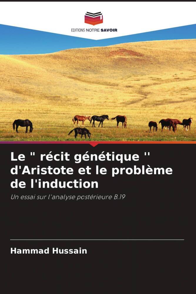 Le " récit génétique '' d'Aristote et le problème de l'induction