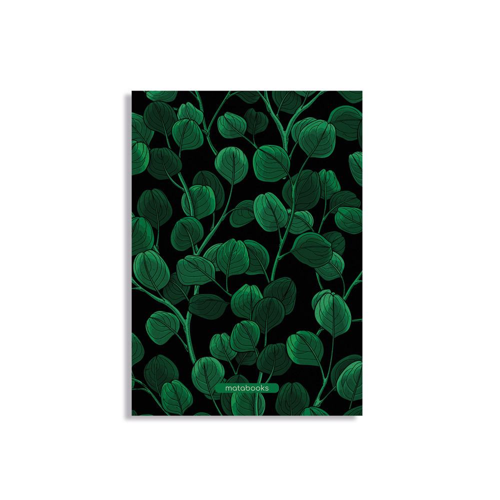 Jana Notizbuch A5 "Eucalyptus" (blanko, farbig)