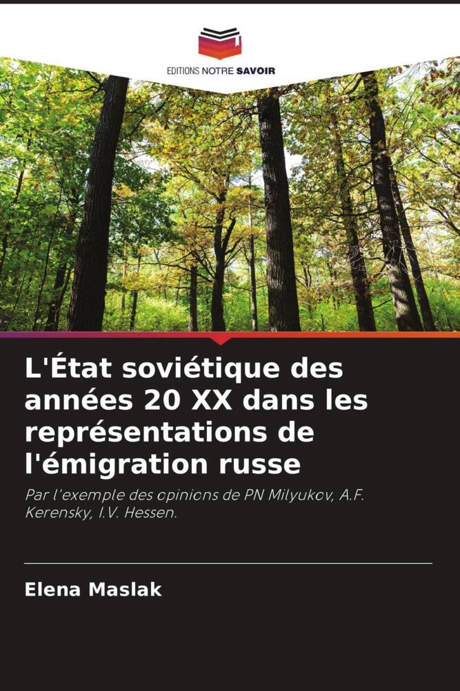L'État soviétique des années 20 XX dans les représentations de l'émigration russe