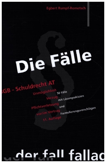 BGB, Schuldrecht (SchuldR) AT