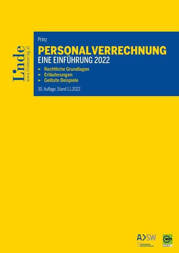 Personalverrechnung: eine Einführung 2022