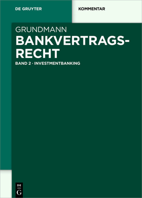 Investmentbanking, 2 Teile