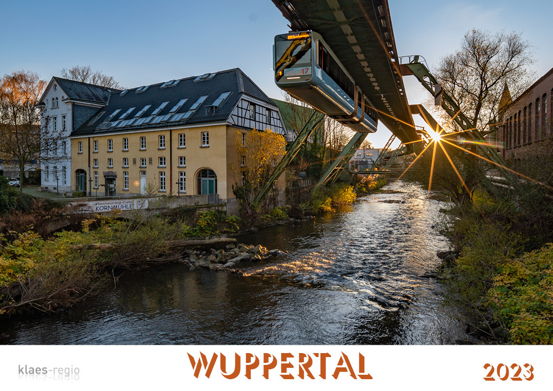 Wuppertal 2023 Bildkalender A4 Spiralbindung