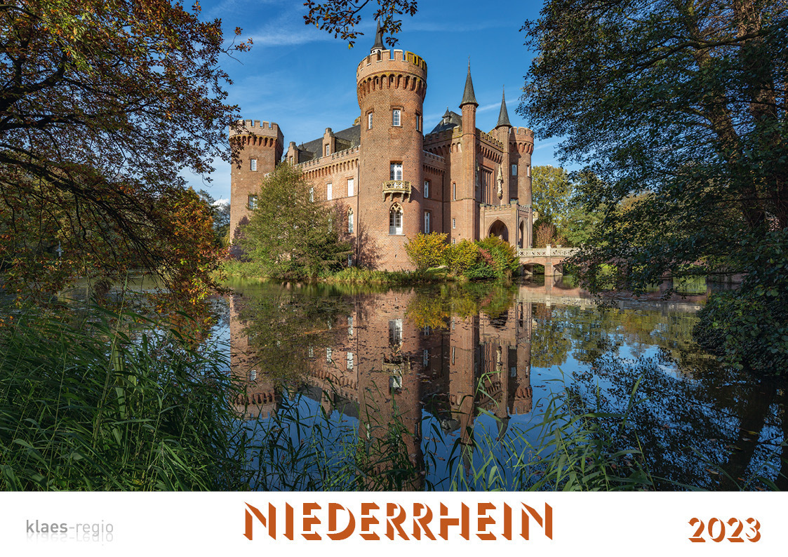 Niederrhein 2023 Bildkalender A4 Spiralbindung