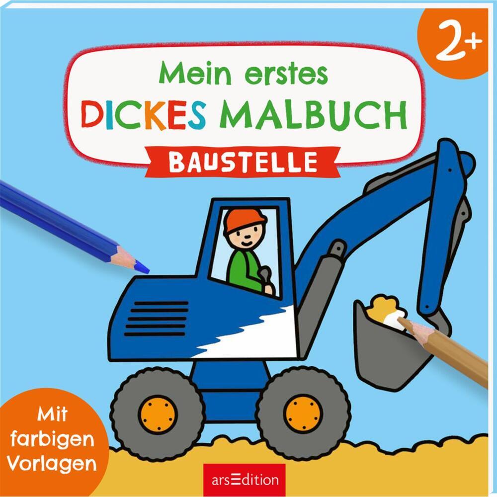 Mein erstes dickes Malbuch ab 2 - Baustelle
