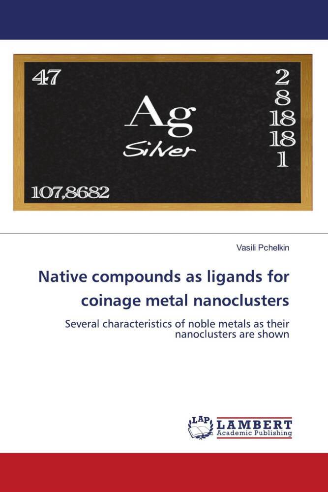 Native compounds as ligands for coinage metal nanoclusters