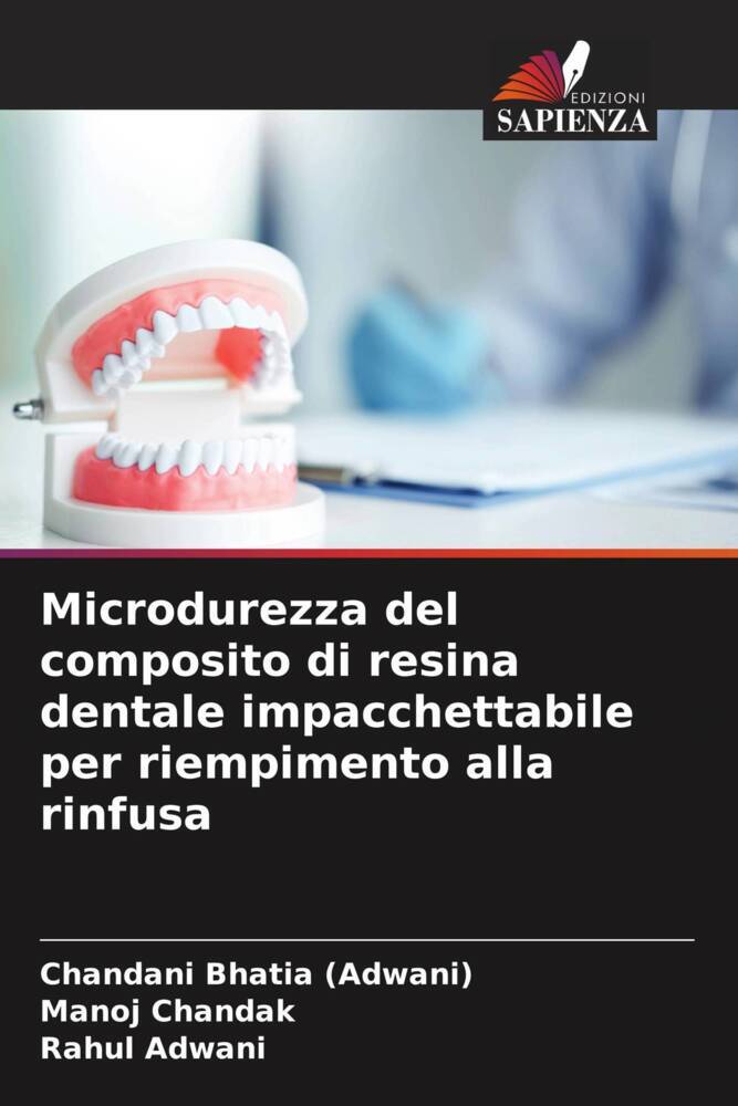 Microdurezza del composito di resina dentale impacchettabile per riempimento alla rinfusa