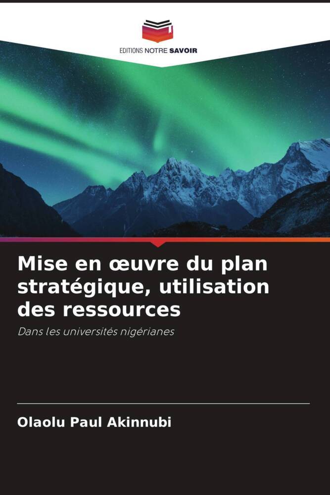 Mise en oeuvre du plan stratégique, utilisation des ressources