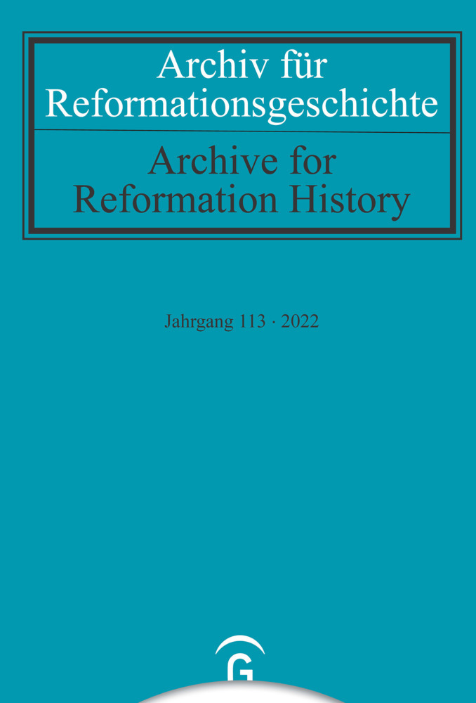 Archiv für Reformationsgeschichte - Aufsatzband