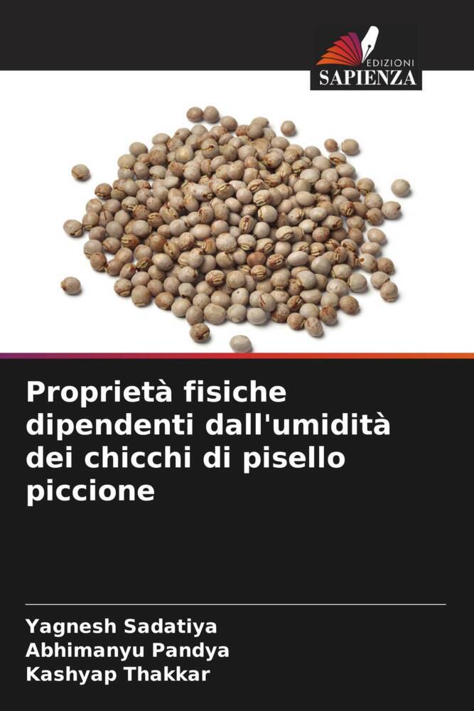 Proprietà fisiche dipendenti dall'umidità dei chicchi di pisello piccione