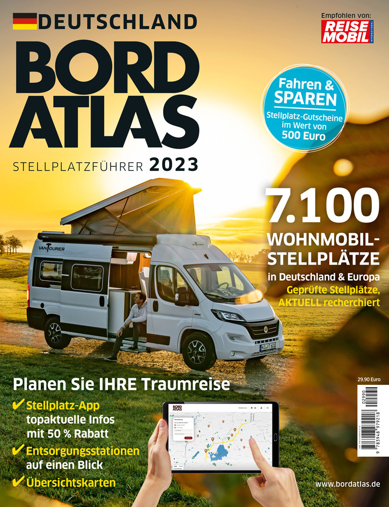Bordatlas Stellplatzführer 2023, 2 Teile