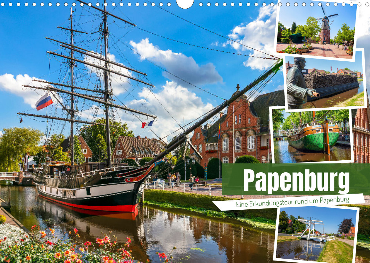 Rund um Papenburg (Wandkalender 2023 DIN A3 quer)
