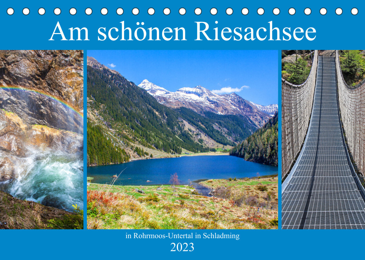 Am schönen Riesachsee (Tischkalender 2023 DIN A5 quer)