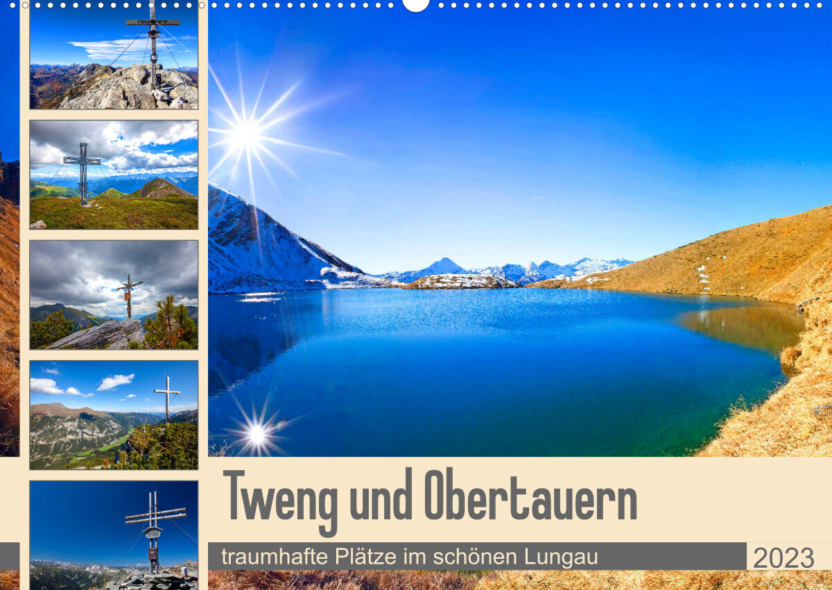 Tweng und Obertauern (Wandkalender 2023 DIN A2 quer)