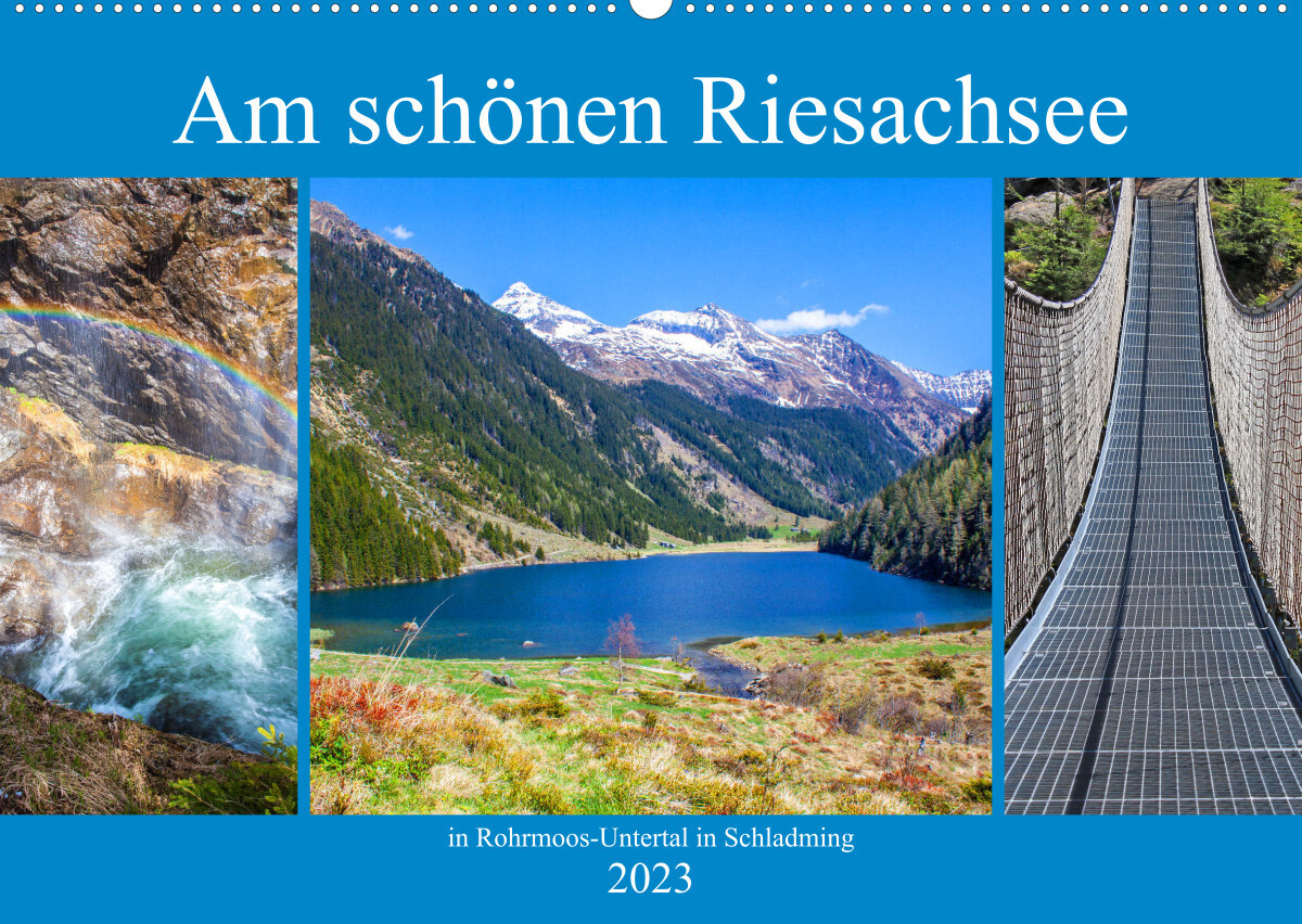 Am schönen Riesachsee (Wandkalender 2023 DIN A2 quer)