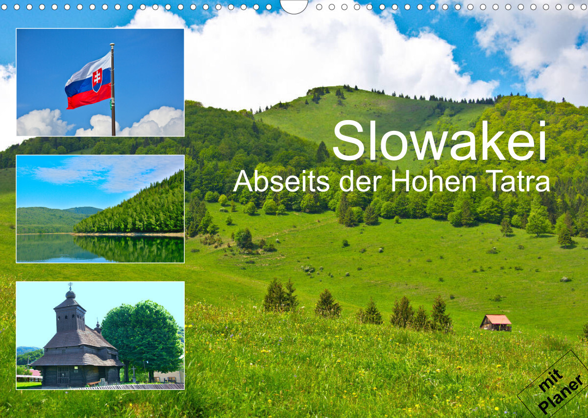 Slowakei - Abseits der Hohen Tatra (Wandkalender 2023 DIN A3 quer)