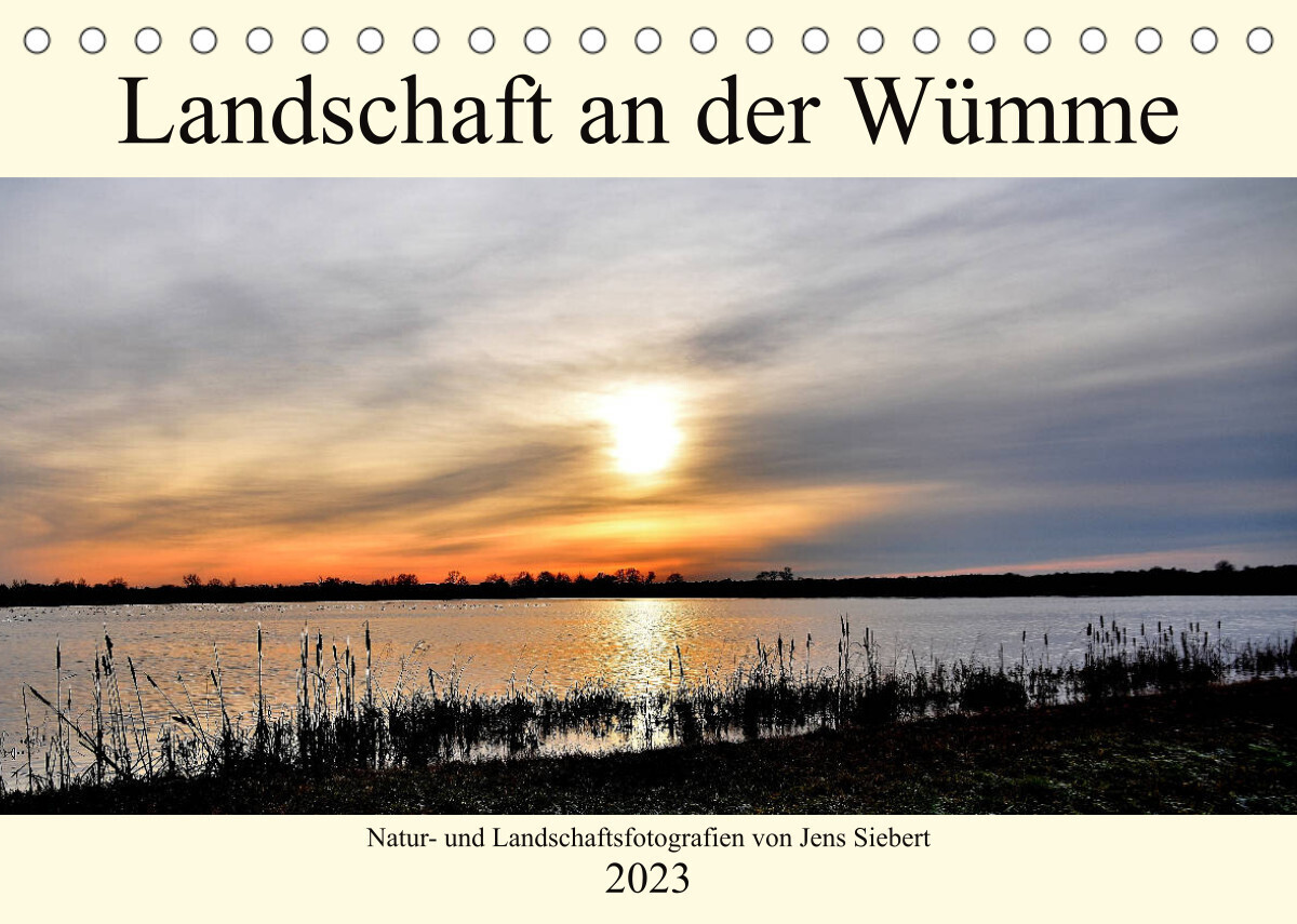 Landschaft an der Wümme (Tischkalender 2023 DIN A5 quer)