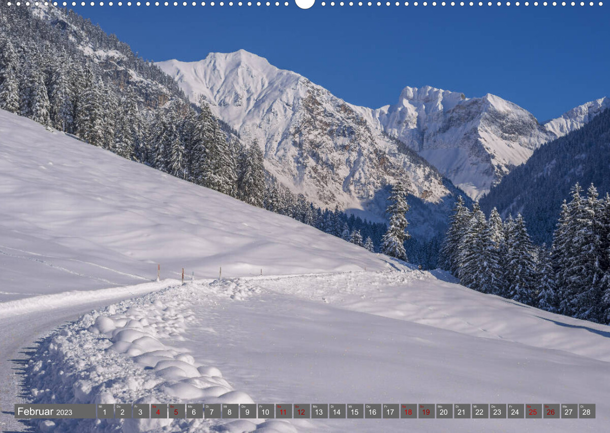 Schöne Wanderungen um Oberstdorf (Wandkalender 2023 DIN A2 quer)