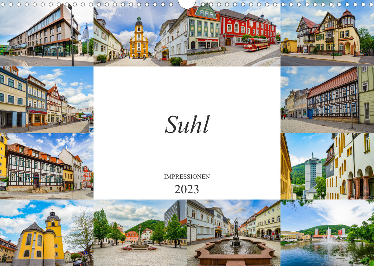 Suhl Impressionen (Wandkalender 2023 DIN A3 quer)
