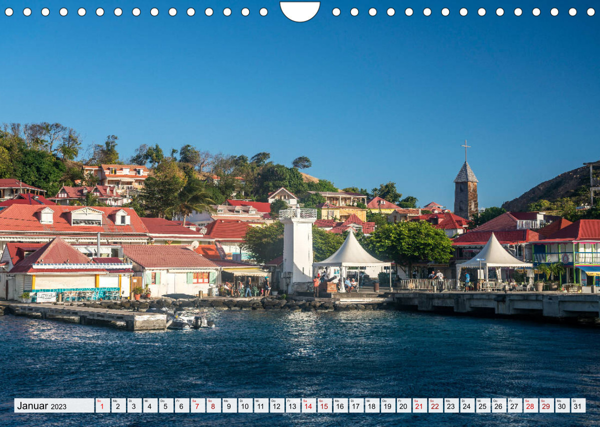 Karibik - Les Saintes - Terre De Haut (Wandkalender 2023 DIN A4 quer)