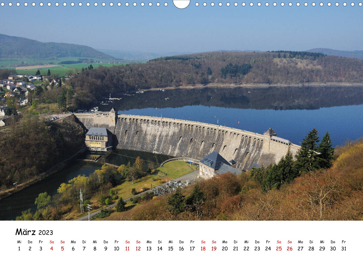 Der Edersee - Das Paradies in Nordhessen (Wandkalender 2023 DIN A3 quer)