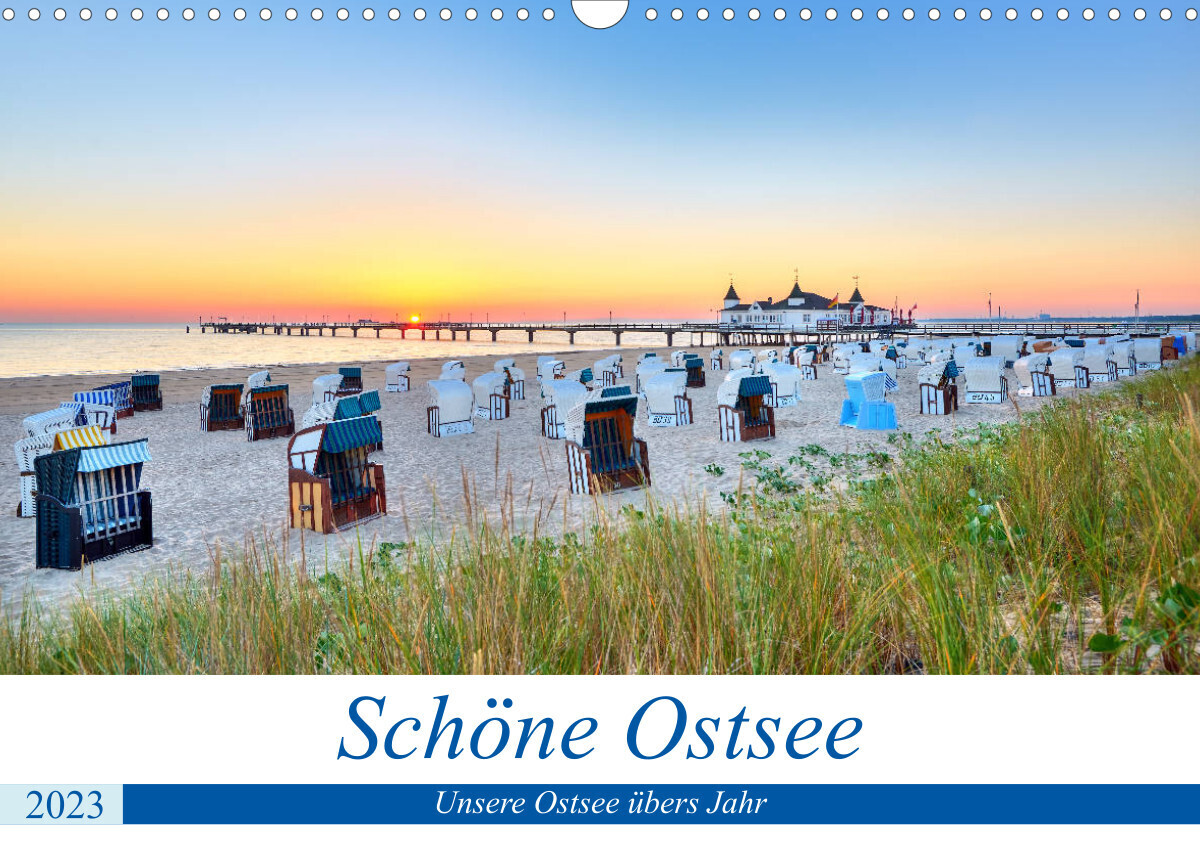 Schöne Ostsee - Impressionen übers Jahr (Wandkalender 2023 DIN A3 quer)