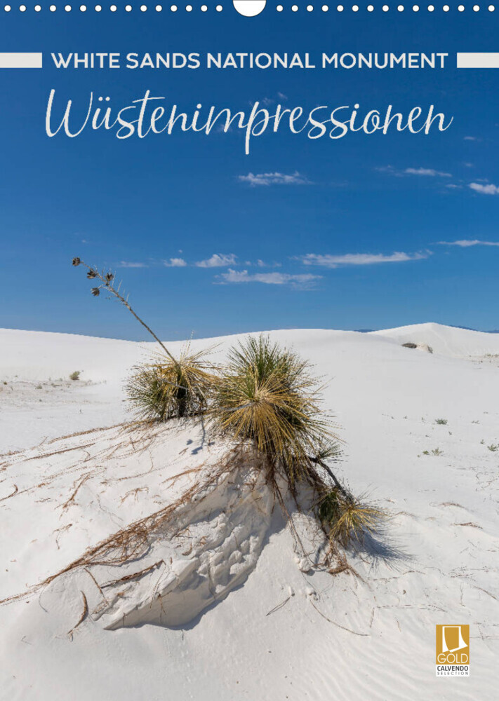 WHITE SANDS NATIONAL MONUMENT Wüstenimpressionen (Wandkalender 2023 DIN A3 hoch)