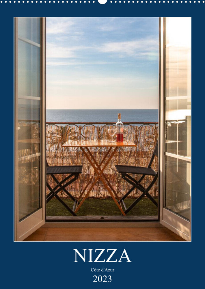 Nizza - Cote d'Azur 2023 (Wandkalender 2023 DIN A2 hoch)