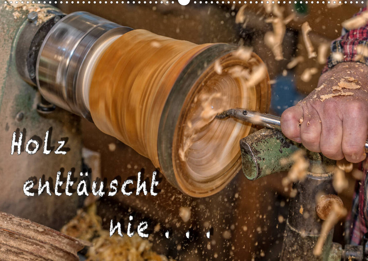 Holz enttäuscht nie (Wandkalender 2023 DIN A2 quer)