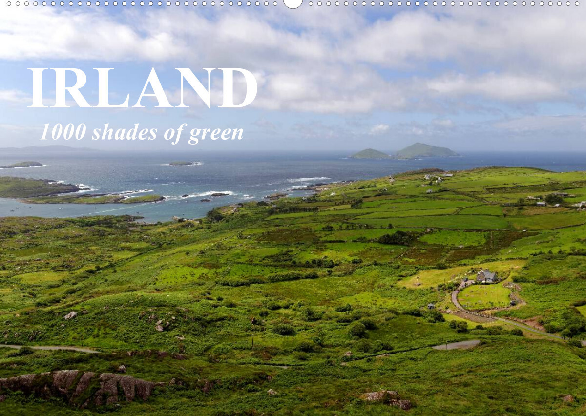 IRLAND. 1000 shades of green (Wandkalender 2023 DIN A2 quer)