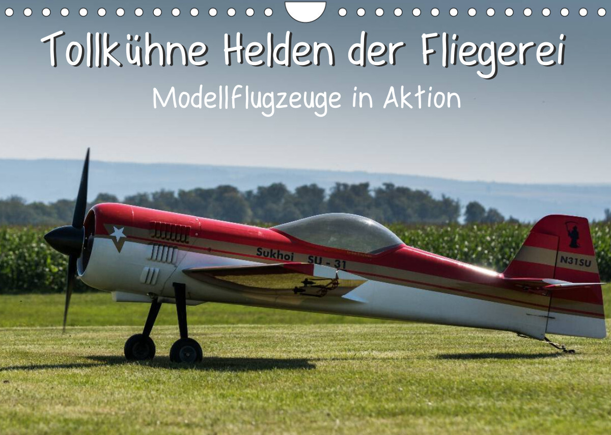 Tollkühne Helden der Fliegerei - Modellflugzeuge in Aktion (Wandkalender 2023 DIN A4 quer)