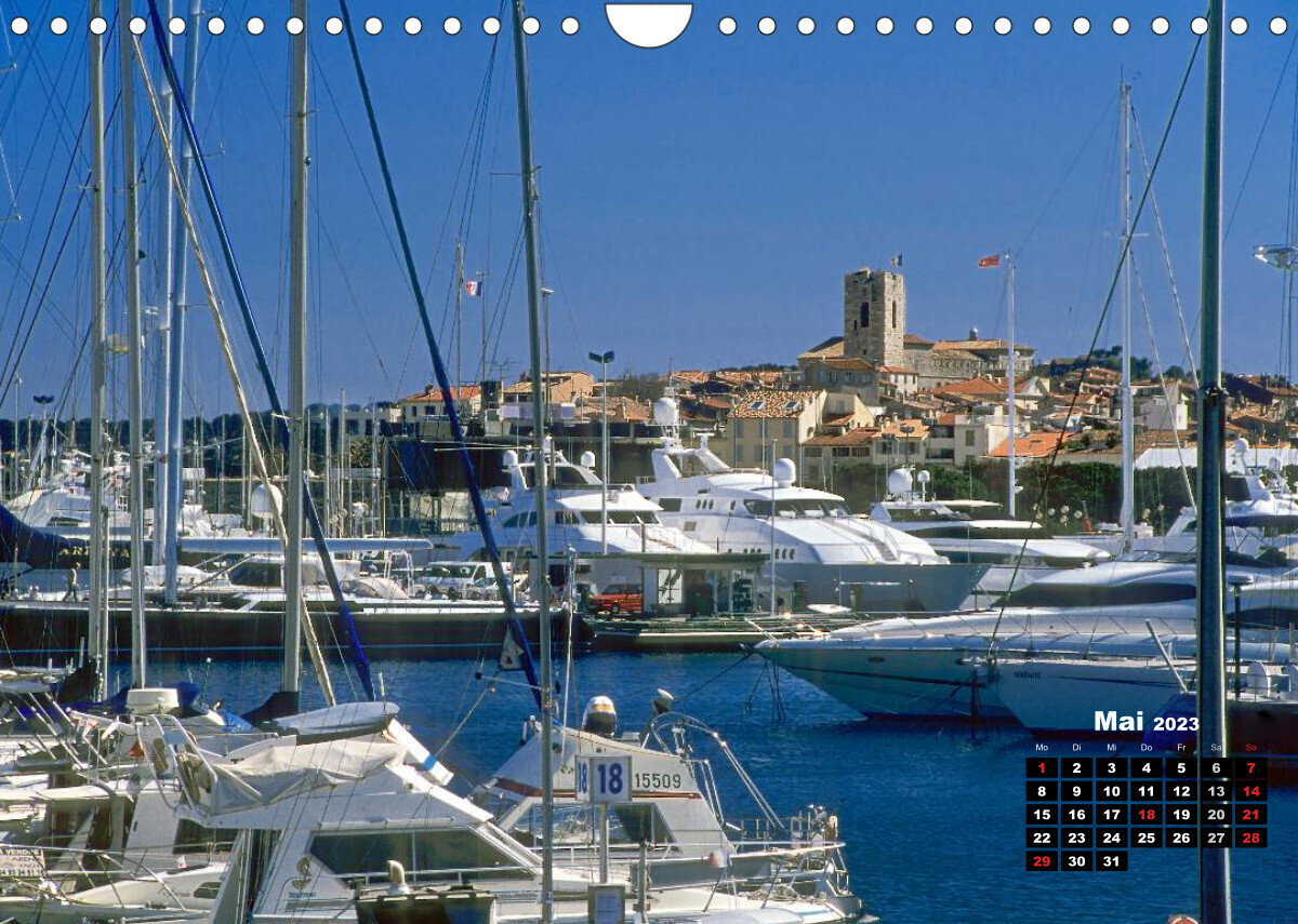 Sonnenküste Frankreich´s  Cote d´ Azur (Wandkalender 2023 DIN A4 quer)